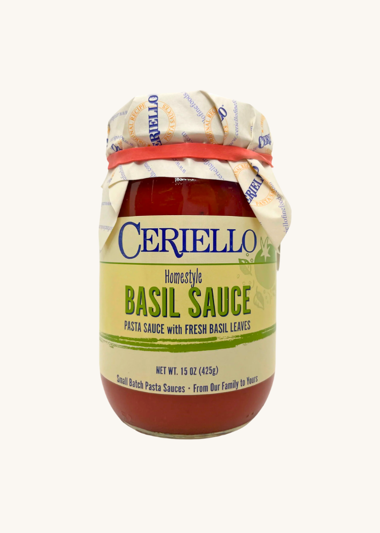 ​​Ceriello Homemade Basil Sauce 15 oz